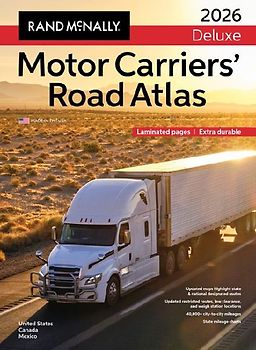 2026 Rand McNally Deluxe Motor Carriers Road Atlas