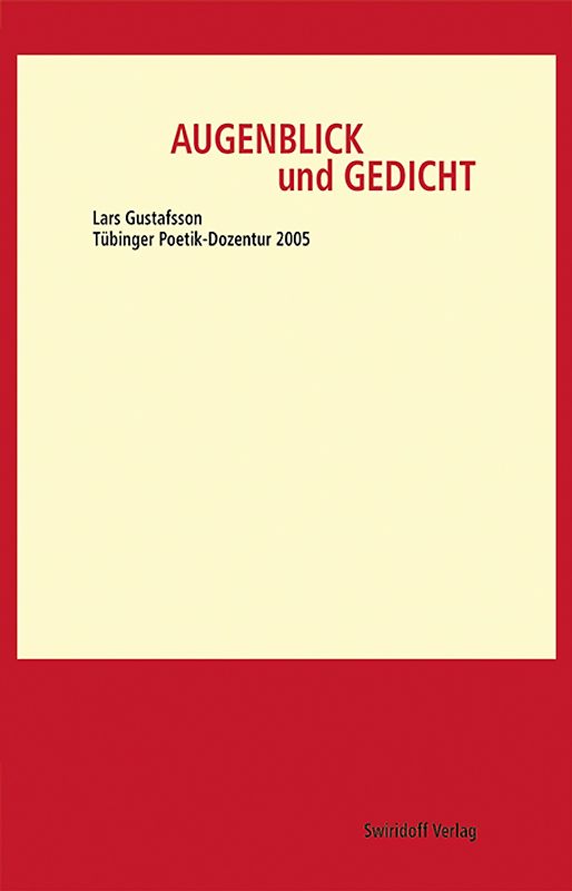 Augenblick und Gedicht