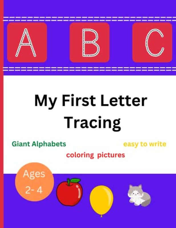 My First Letter Tracing: Alphabet Tracing for preschool