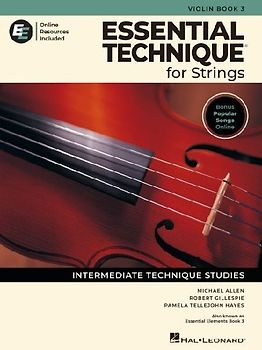 Essential Technique for Strings - Violin Book 3 with Online Resources