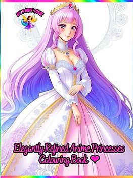 Elegantly Refined Anime Princesses Colouring Book