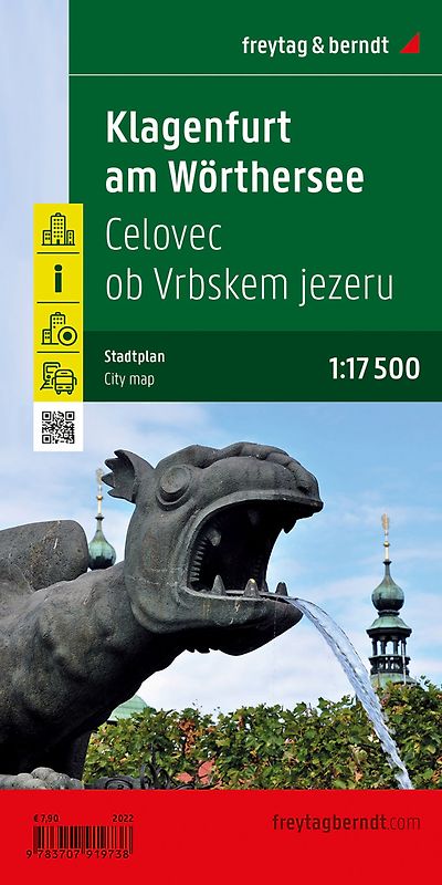 freytag & berndt Stadtplan Klagenfurt am Wörthersee 1:17.500