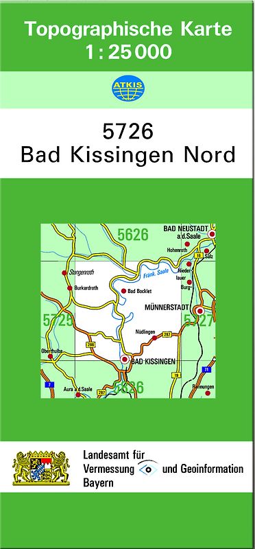 TK25 5726 Bad Kissingen Nord