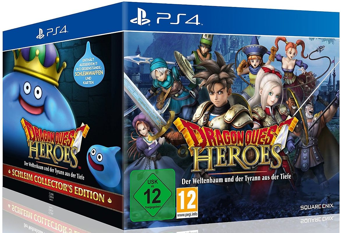 Dragon Quest Heroes: Der Weltenbaum und der Tyrann aus der Tiefe - [Collector's Edition inkl. Collectosbox, Schlüsselband, Plüschfigur, Anhänger] PlayStation 4