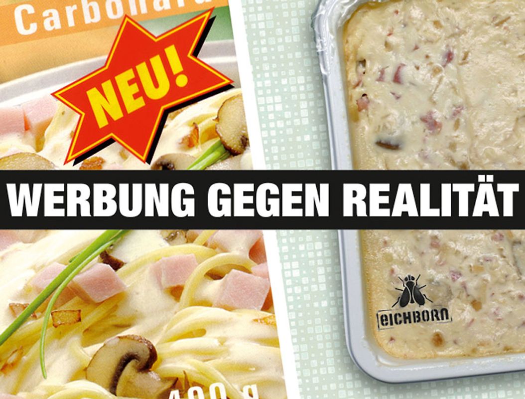 Werbung gegen Realität