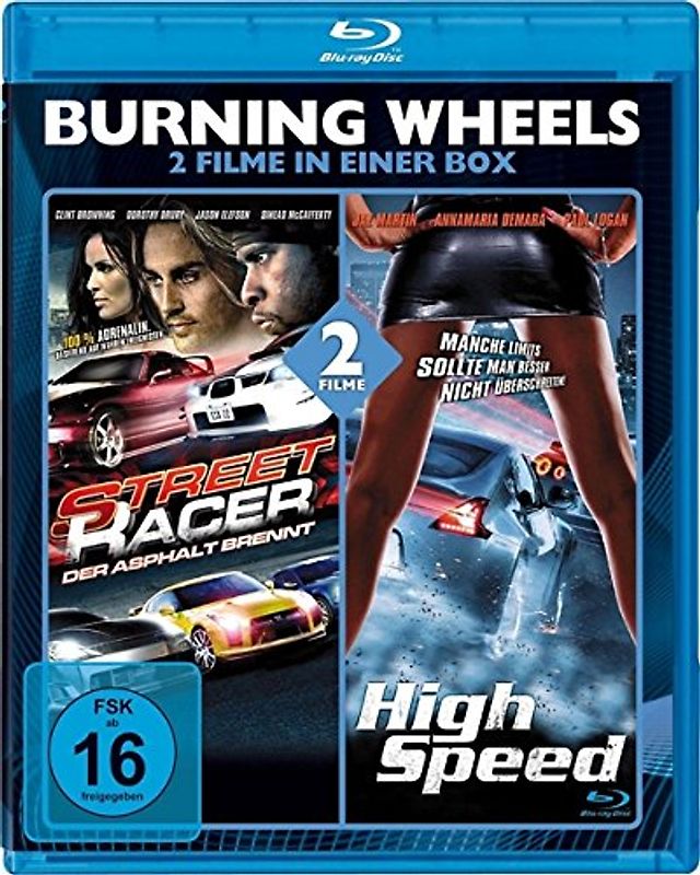Burning Wheels: Street Racer/High Speed 3D [inkl. 2D-Version] 3D Blu-ray Disc