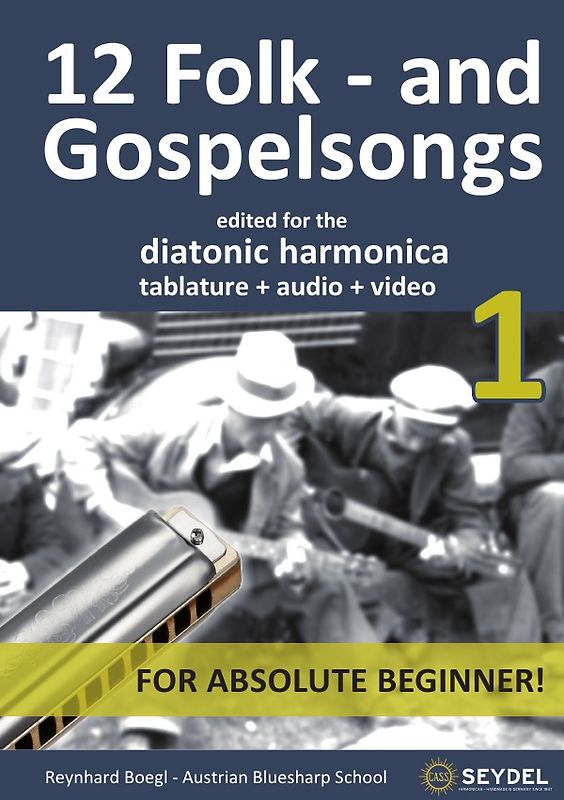 Harmonica Songbooks / 12 Folk- and Gospelsongs - Book 1