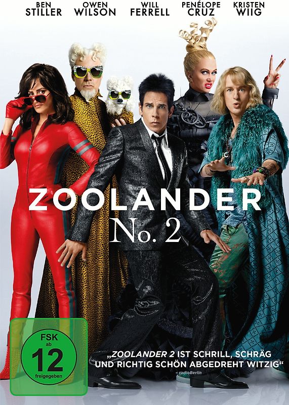 Zoolander No. 2 DVD