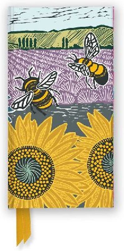 Kate Heiss: Sunflower Fields (Foiled Slimline Journal)