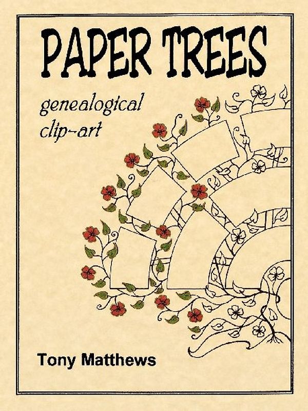 Paper Trees. Genealogical Clip-Art