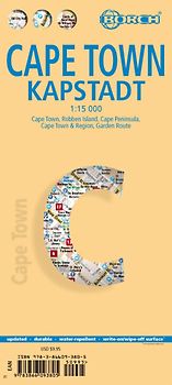 Cape Town, Kapstadt, Borch Map