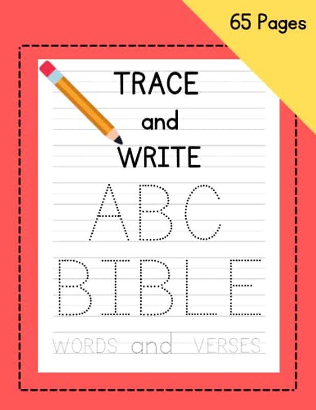 ABC Trace and Write Bible Verse Handwriting Practice Workbooks for Preschool/Kindergarten: Early Childhood Bible Handwriting and Fine Motor Practice for Elementary School
