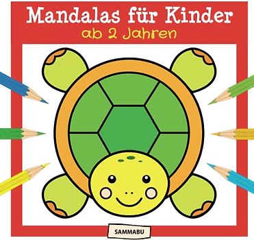 Mandalas für Kinder ab 2 Jahren: Mandala-Malbuch mit einfachen Motiven und extradicken Linien