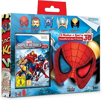 Marvel Super Heroes [Grandmaster's Challenge inkl. 5 Superhelden-Masken] Nintendo Wii