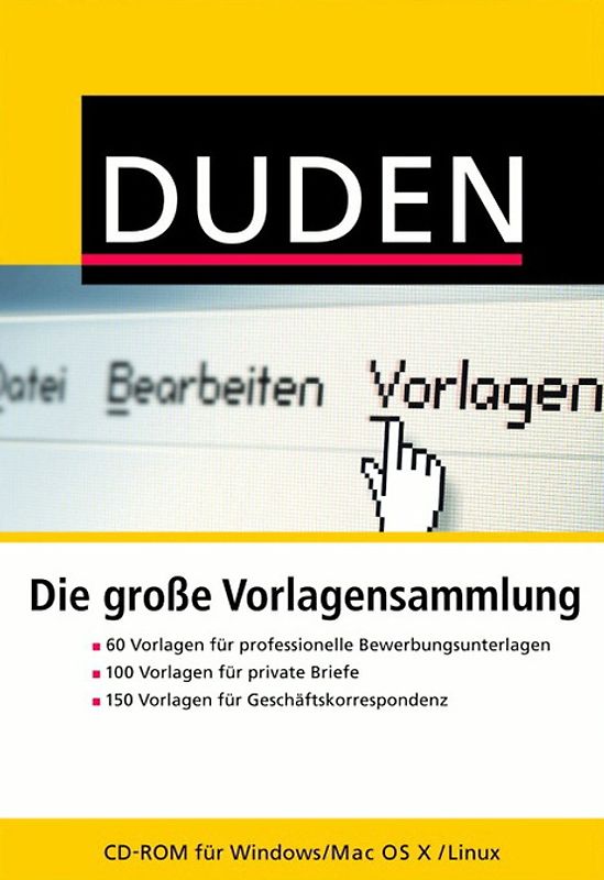 DUDEN: Die Große Vorlagensammlung MacOS