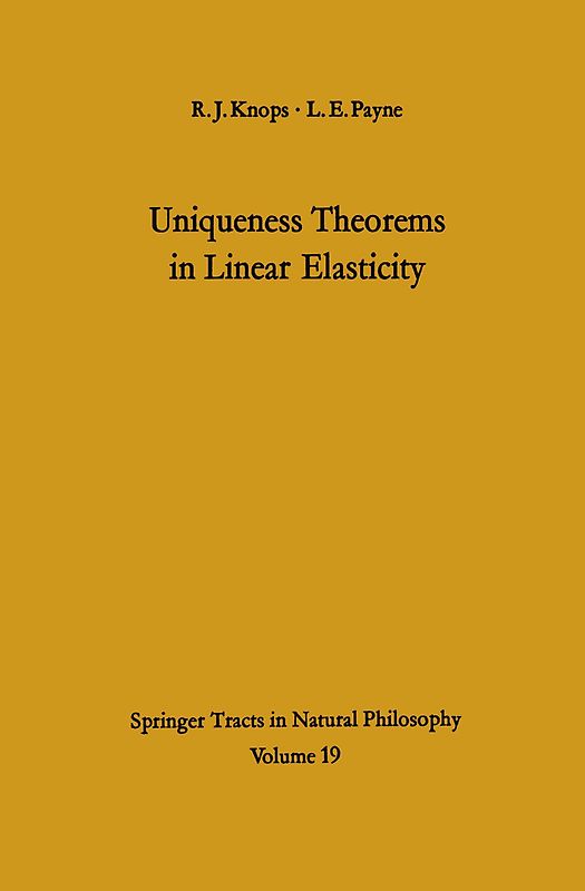 Uniqueness Theorems in Linear Elasticity