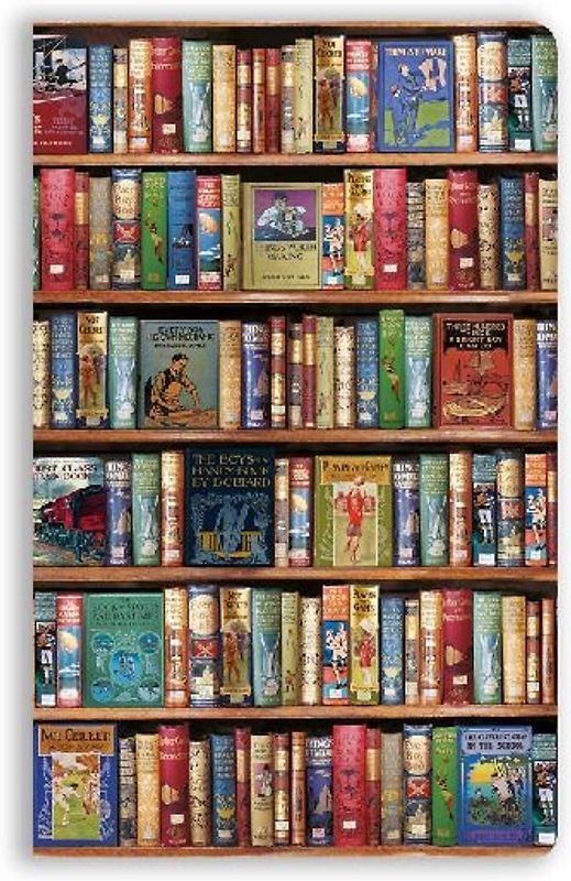 Bodleian Libraries: Hobbies & Pastimes Vintage Bookshelves (Soft Touch Journal)