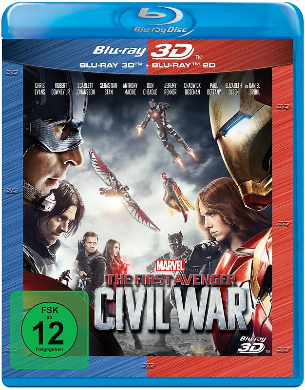 The First Avenger: Civil War 3D [inkl. Blu-ray] 3D Blu-ray Disc