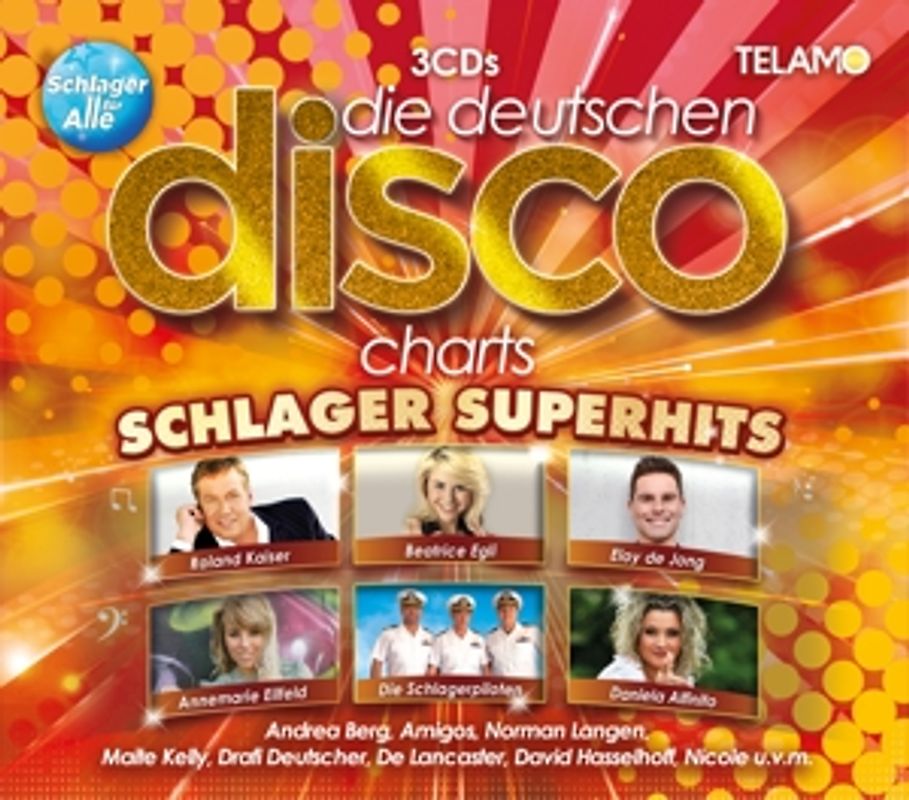 Various - Die deutschen Disco Charts-Schlager Superhits [3 CDs]