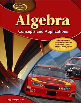 Algebra: Concepts and Applications, Volume 1, Student Edition