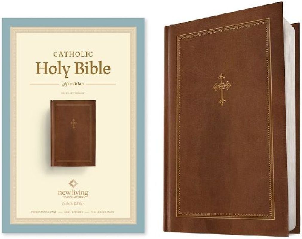 NLT Catholic Holy Bible, Gift Edition (Hardcover Leatherlike)