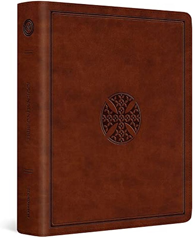 ESV Journaling Bible (Trutone, Brown, Mosaic Cross Design)
