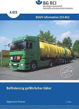 A 013 - Beförderung gefährlicher Güter