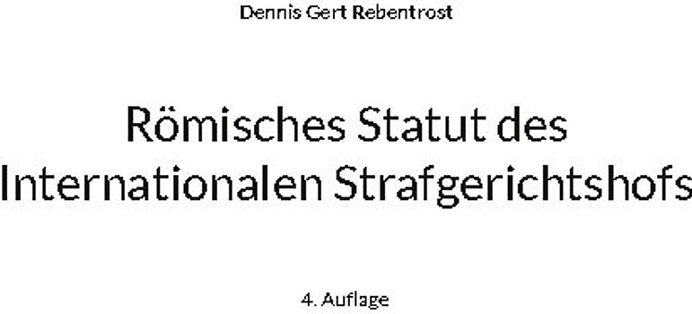Römisches Statut des Internationalen Strafgerichtshofs