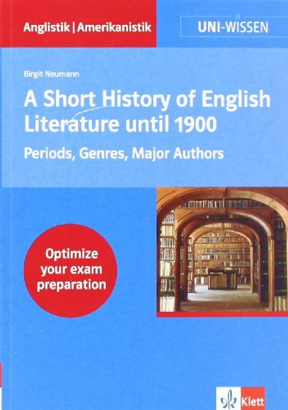 A Short History of English Literature until 1900
