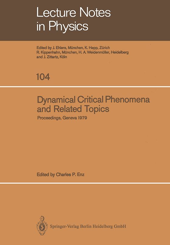 Dynamical Critical Phenomena and Related Topics