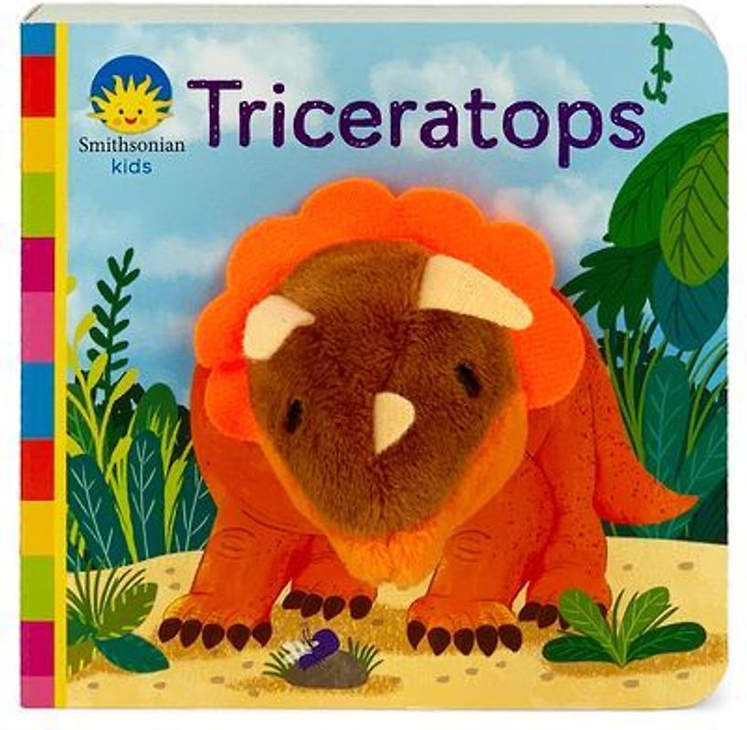 Smithsonian Kids Triceratops Puppet Book