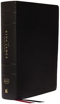 The King James Study Bible, Genuine Leather, Black, Indexed, Full-Color Edition