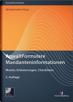 AnwaltFormulare Mandanteninformationen