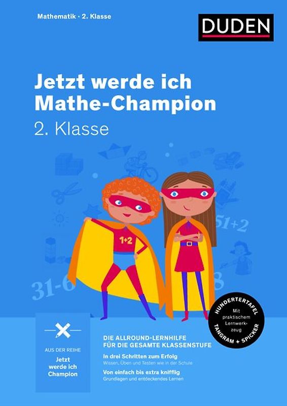 Jetzt werde ich Mathe-Champion 2. Klasse