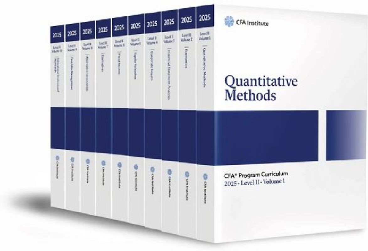 2025 Cfa Program Curriculum Level II Box Set