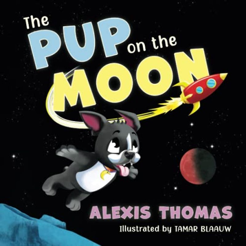 The pup on the Moon