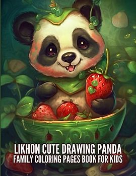 Likhon Cute Drawing Panda Family Coloring Pages Book For Kids