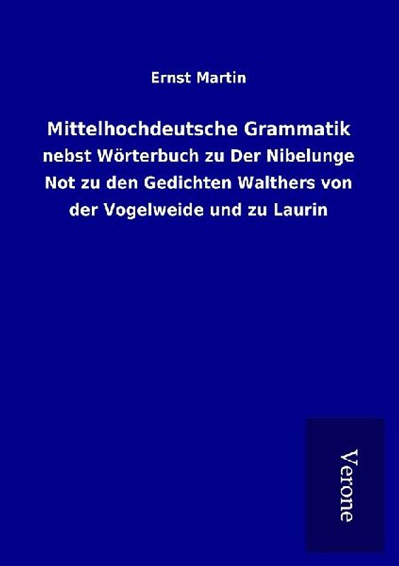 Mittelhochdeutsche Grammatik