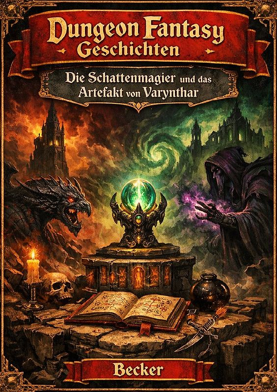 Dungeon Fantasy Geschichten I Die Schattenmagier und das Artefakt von Varynthar