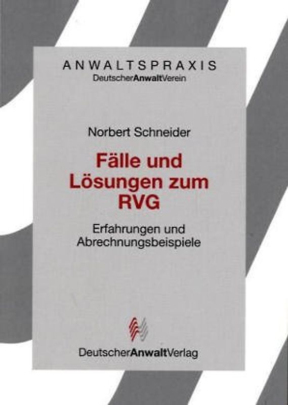 Fälle und Lösungen zum RVG