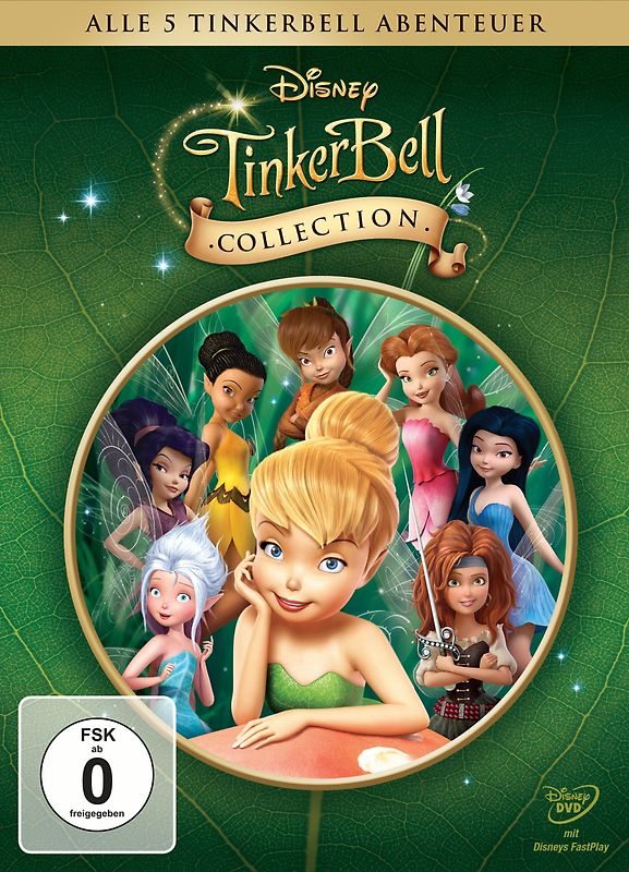 Tinkerbell - Alle 5 Tinkerbell Abenteuer [5 DVDs] DVD