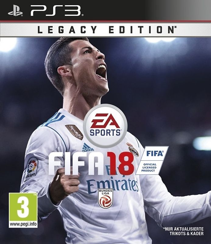 FIFA 18 [Legacy Edition, AT Import] PlayStation 3