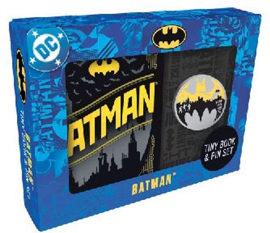 DC Comics: Batman Tiny Book and Pin Set