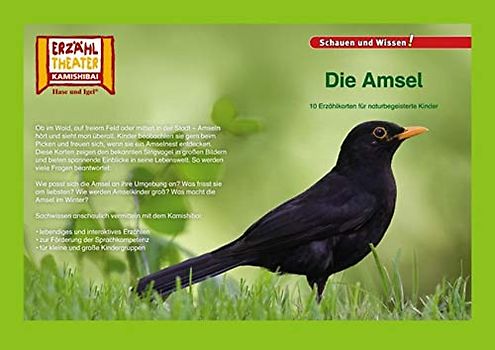 Die Amsel / Kamishibai Bildkarten: 10 Fotobildkarten für das Erzähltheater