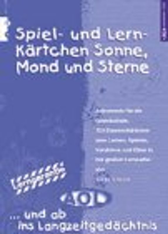 Spiel- und Lernkärtchen Sonne, Mond und Sterne