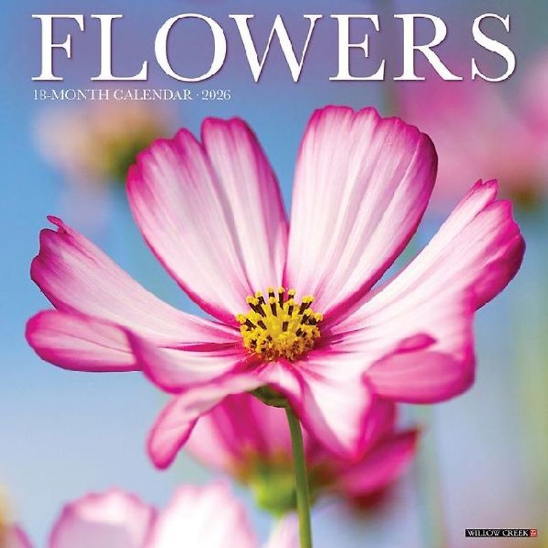 Flowers 2026 12 X 12 Wall Calendar