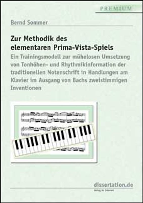 Zur Methodik des elementaren Prima-Vista-Spiels