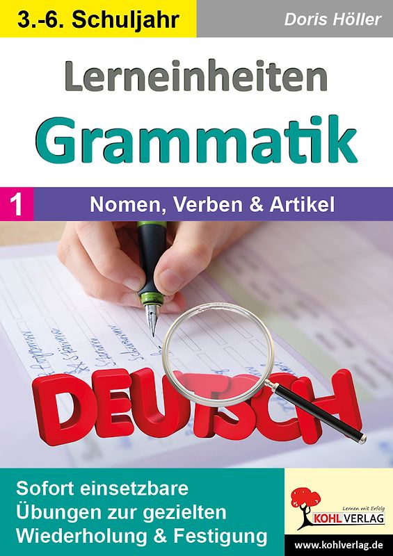 Lerneinheiten Grammatik / Band 1: Nomen, Verben und Artikel