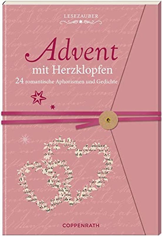 Briefbuch - Advent mit Herzklopfen: 24 romantische Aphorismen und Gedichte