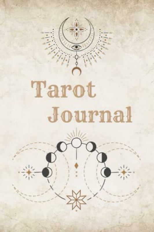Tarot Journal: Vintage Tarot Notebook Journal with Three Card Readings